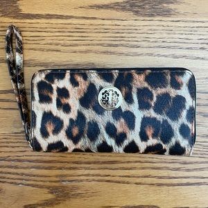 Leopard Print Wallet Clutch